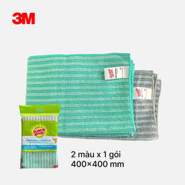 Scotch-brite™ khăn lau microfiber đa năng - 40 cm x 40 cm - 2 cái/gói